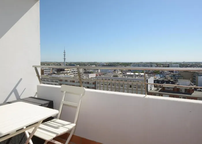 1-194, Traumhafter Blick Ueber Westerland Im Haus Metropol, 8 Etage